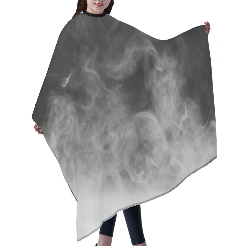 Personality  Smoke Background And Dense Fog Hair Cutting Cape