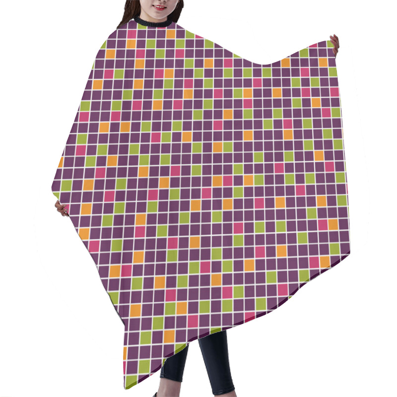 Personality  Seamless Tile Pattern Hair Cutting Cape