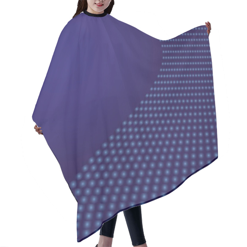 Personality  Blue Retro Background Hair Cutting Cape