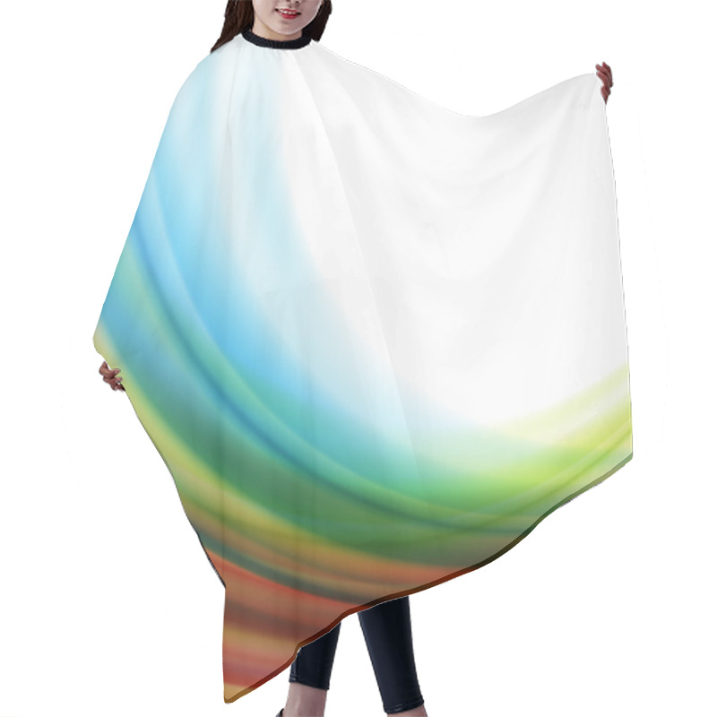 Personality  Abstract Smooth Lines Hair Cutting Cape