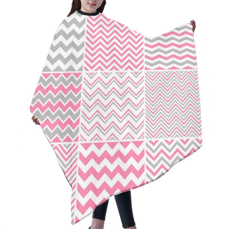 Personality  Chevron Seamless Patterns Hair Cutting Cape