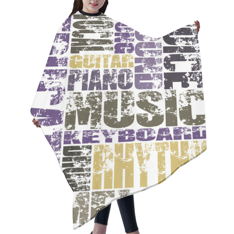 Personality  Music Education Hair Cutting Cape