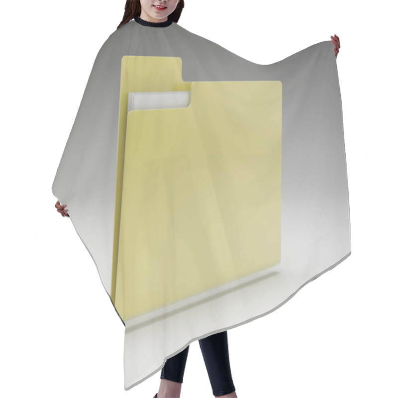 Personality  Folder Icon Hair Cutting Cape