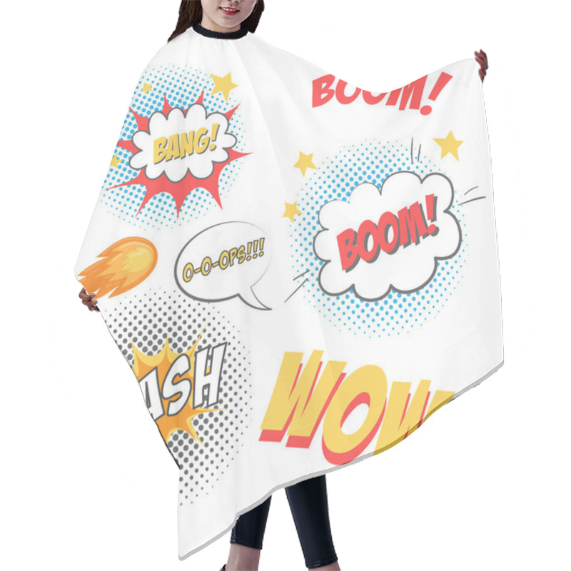 Personality  Words Concepts Set Hair Cutting Cape