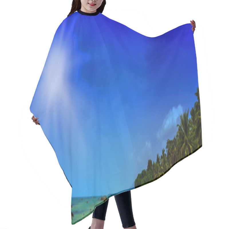 Personality  Rocks Sun Paradise Hair Cutting Cape