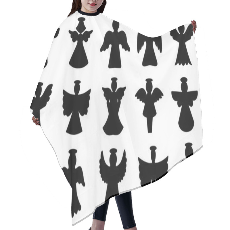 Personality  Angel Silhouettes Hair Cutting Cape