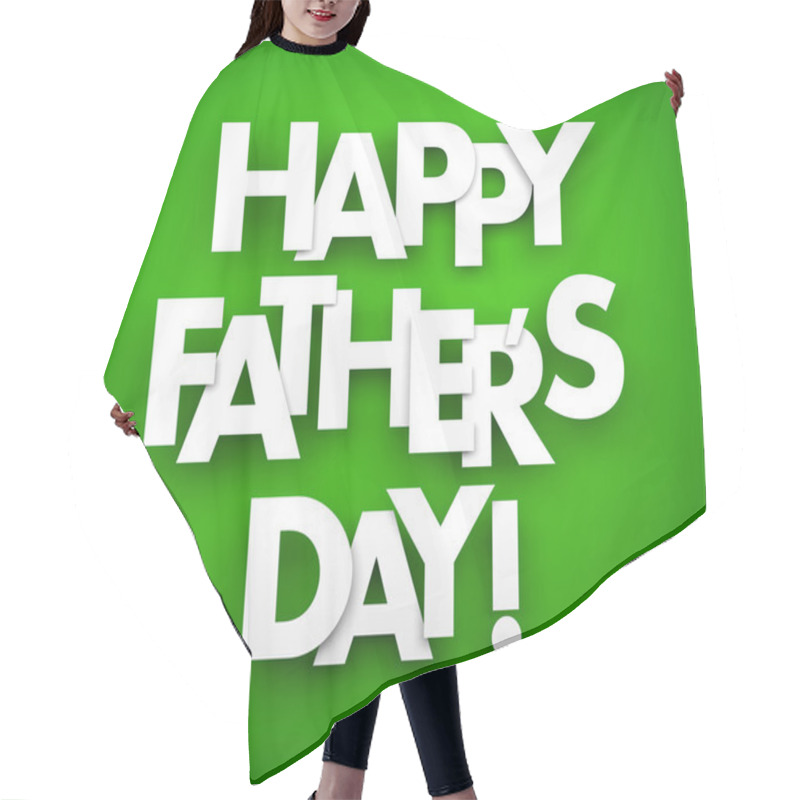 Personality  Happy Fathers Day Words Hair Cutting Cape