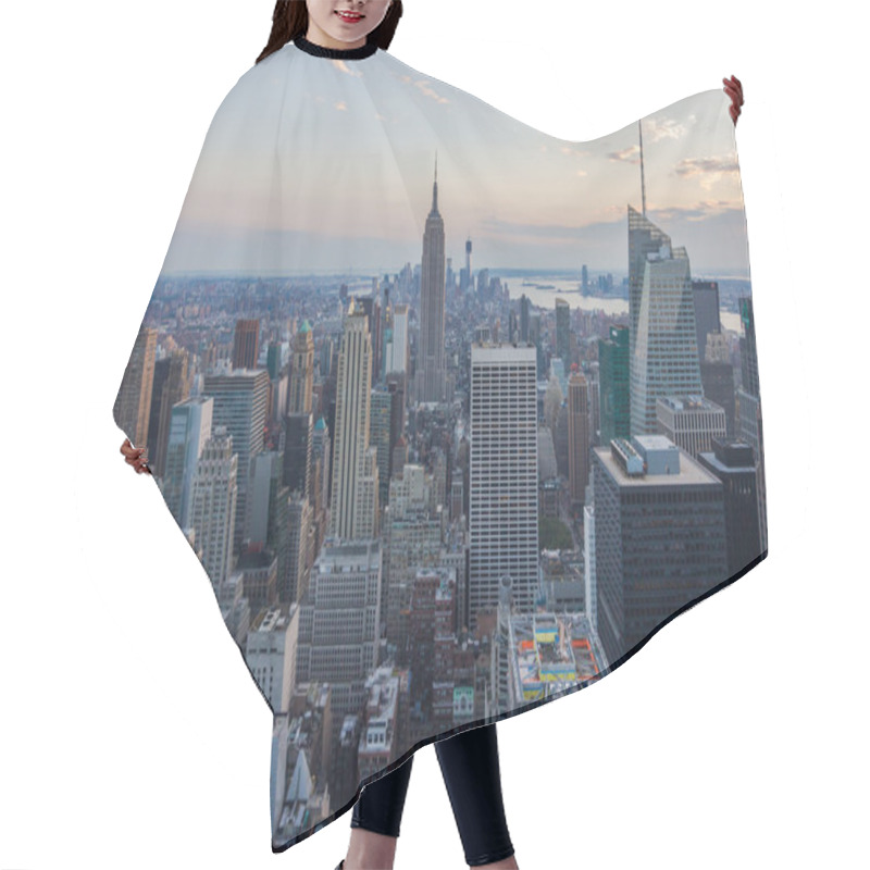 Personality  New York Skyline, USA Hair Cutting Cape