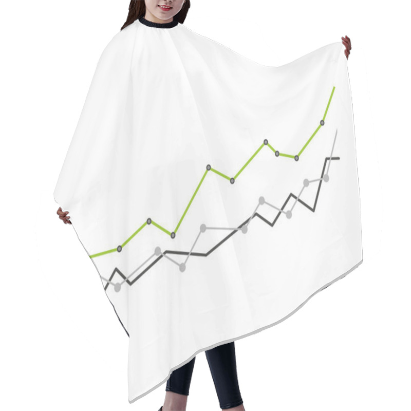 Personality  Arrow Growth Graphic Icon Hair Cutting Cape