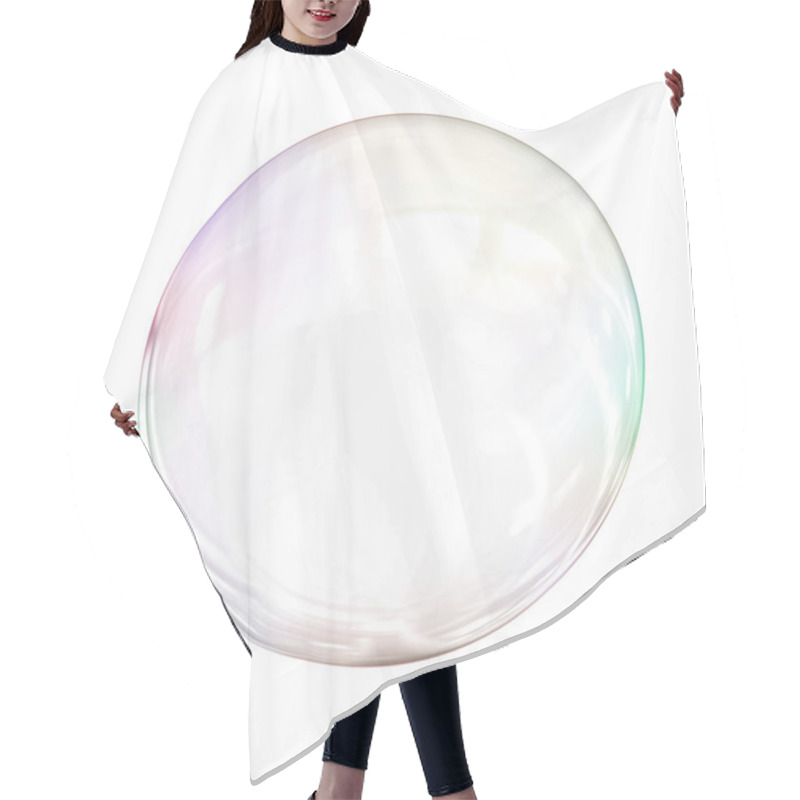 Personality  Soap Bubble Surface As Background Hair Cutting Cape