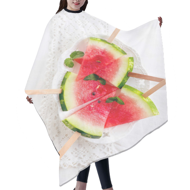 Personality  Slices Of Watermelon  Hair Cutting Cape