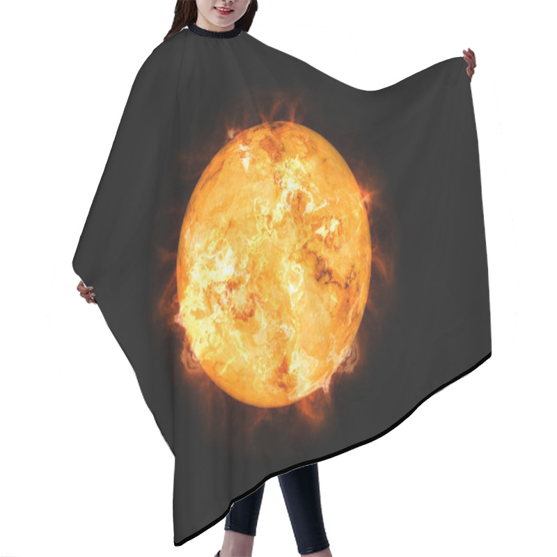 Personality  Sun In Space Hair Cutting Cape