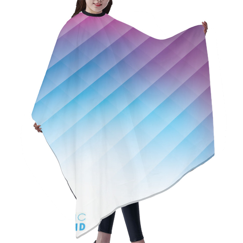 Personality  Geometric Abstract Background Hair Cutting Cape