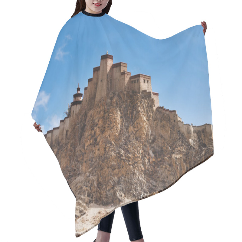 Personality  Ancient tibetan fortress. Gyantse, Tibet hair cutting cape