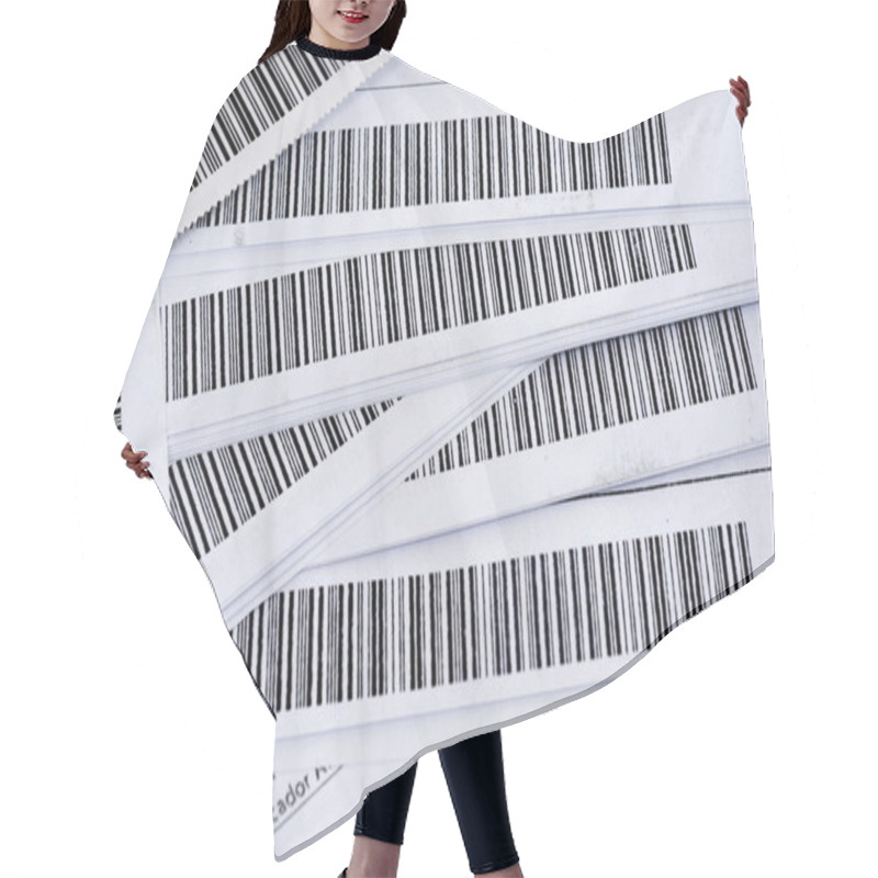 Personality  Barcode Hair Cutting Cape