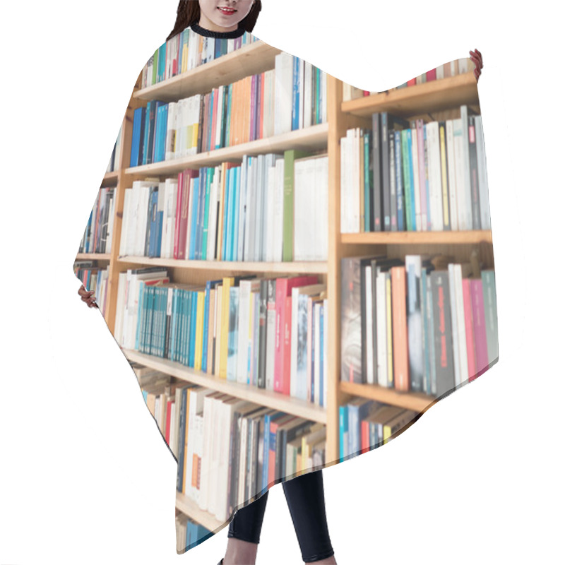 Personality  Bookshelves Hair Cutting Cape