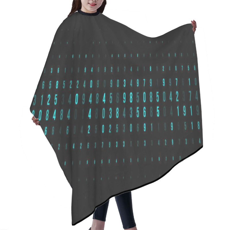 Personality  Abstract Technical Background Hair Cutting Cape