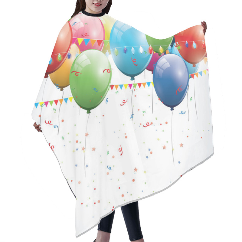 Personality  Birthday Background Hair Cutting Cape