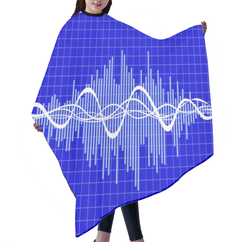 Personality  Music Wave Hair Cutting Cape