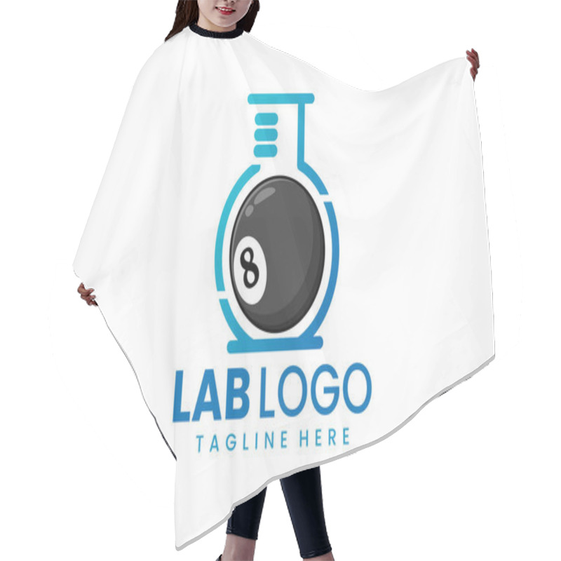 Personality  Innovative Lab And Billiard Logo, Great For Science, Sports, And Branding Projects Hair Cutting Cape