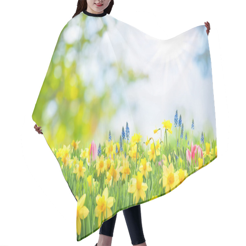 Personality  Spring Easter Background Hair Cutting Cape