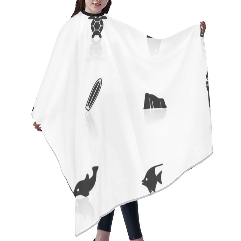 Personality  Hawaii Icons Hair Cutting Cape