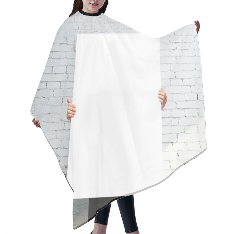 Personality  Blank Poster Hair Cutting Cape