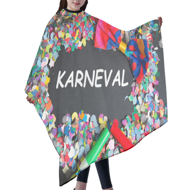 Personality  Karneval - The German Word For Carnival Hair Cutting Cape