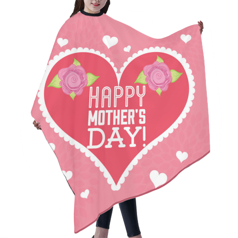 Personality  Happy Mothers Day Hair Cutting Cape