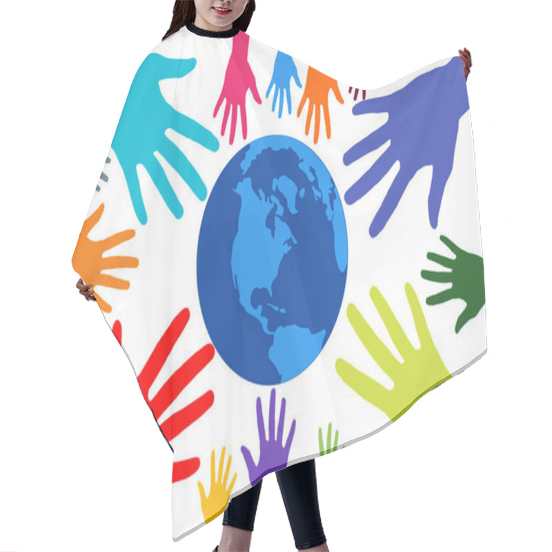 Personality  World Day For Cultural Diversity For Dialogue And Development. Illustration. Suitable For Greeting Card, Poster And Banner Hair Cutting Cape