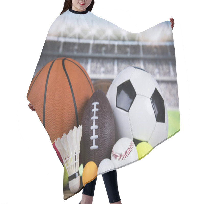 Personality  Winner Trophy,  Sport Equipment And Balls Hair Cutting Cape