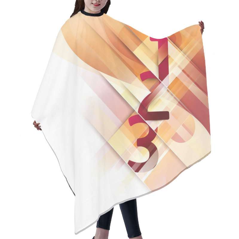 Personality  Modern Design Template Soft Colour, Can Be Used For Infographic Hair Cutting Cape