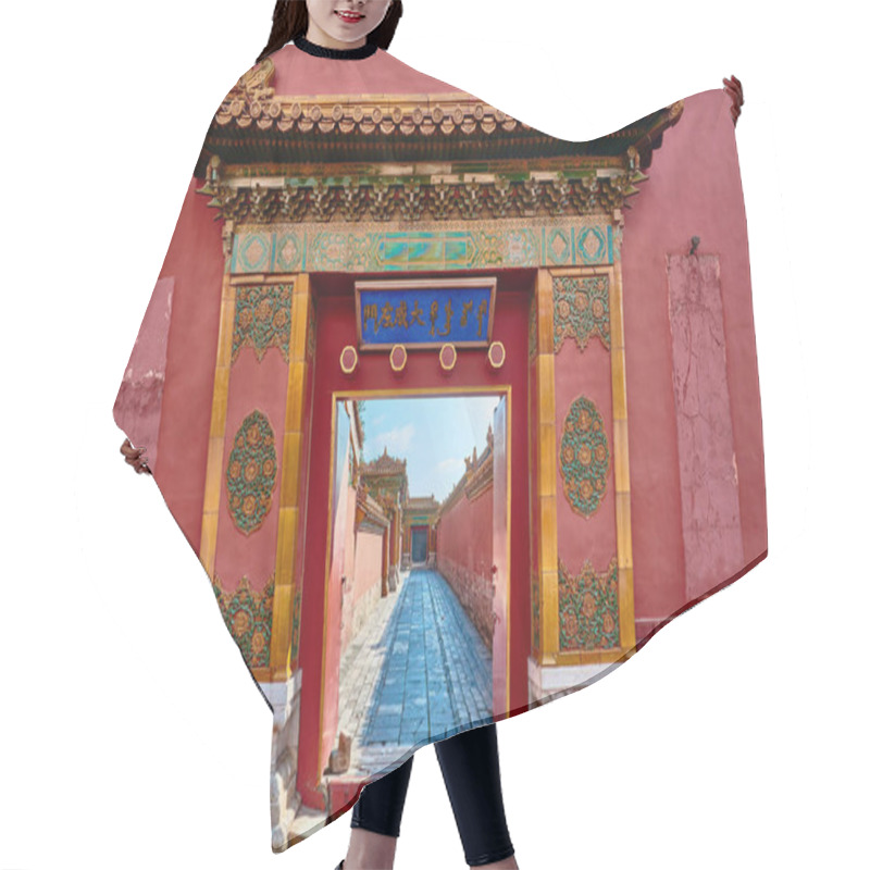 Personality  Forbidden City Imperial Palace Beijing China  Hair Cutting Cape