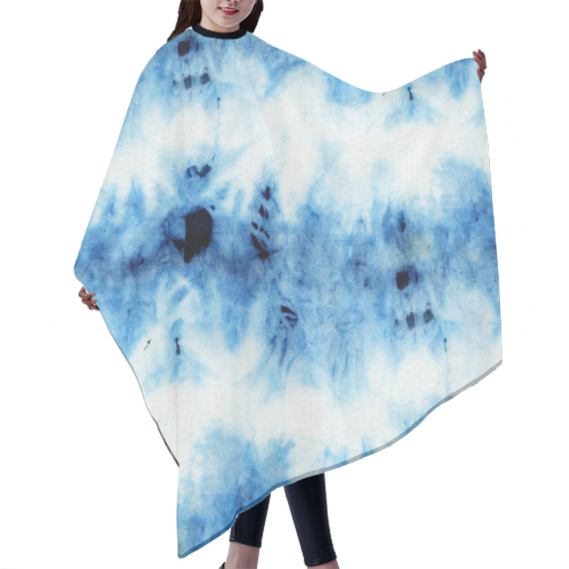 Personality  Tie Dye Background Hair Cutting Cape