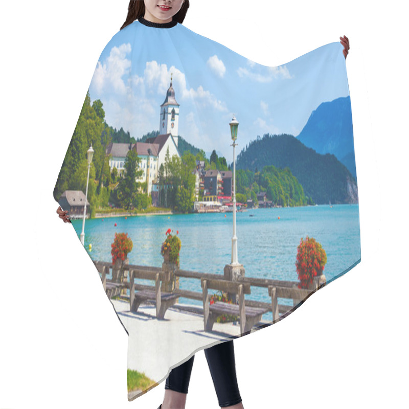 Personality  View Of St. Wolfgang Waterfront  Hair Cutting Cape