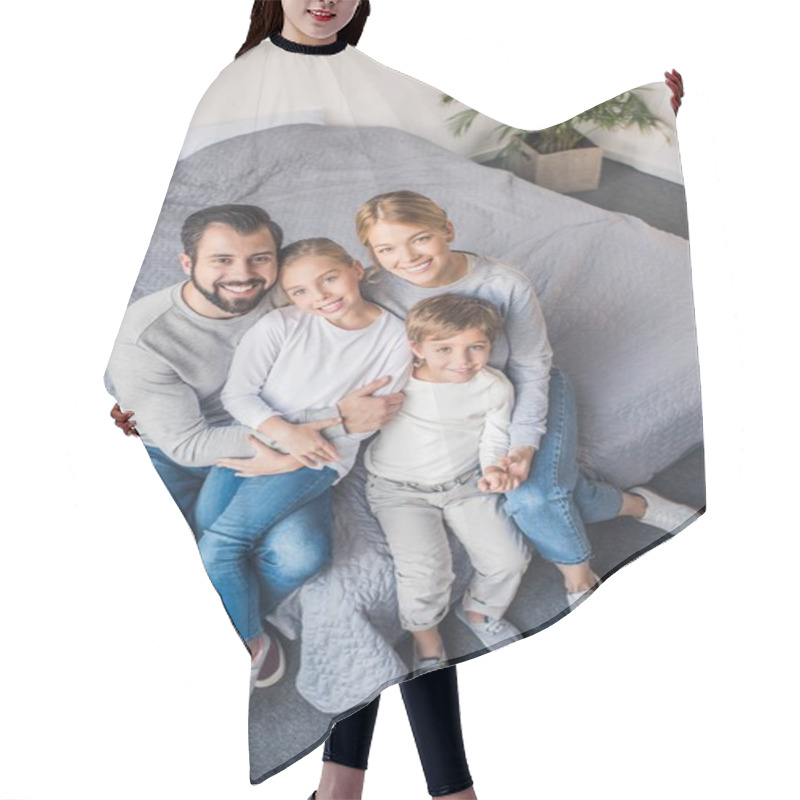 Personality  Happy Parents And Kids Hair Cutting Cape