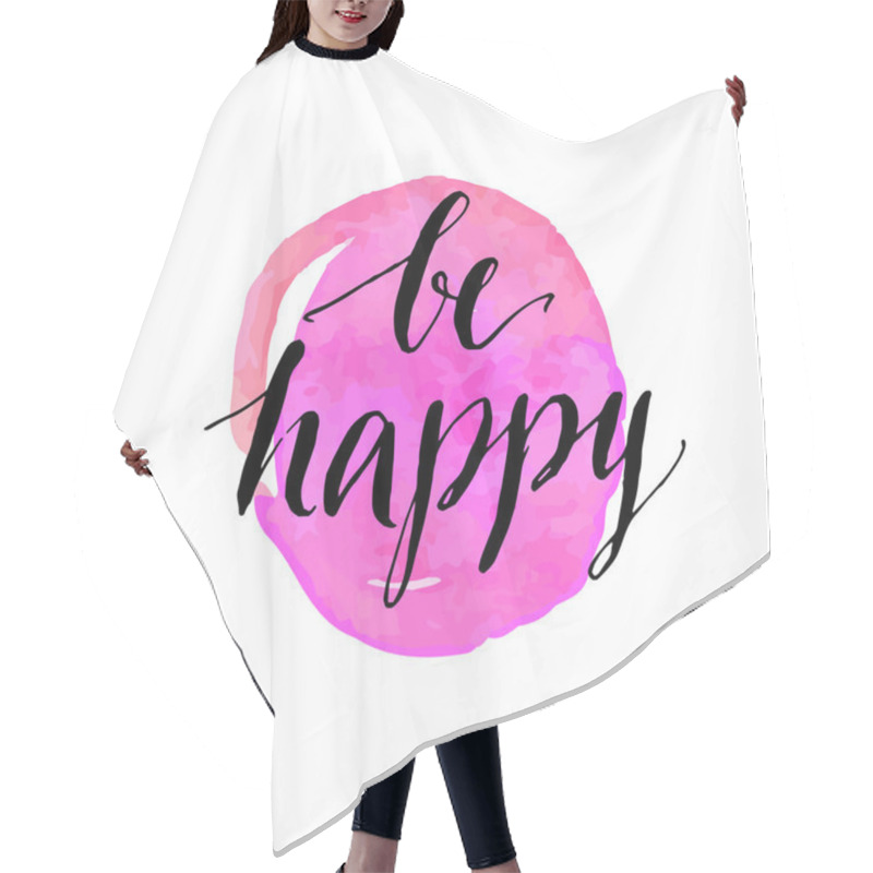 Personality  Handwritten Modern Calligraphy, Hair Cutting Cape