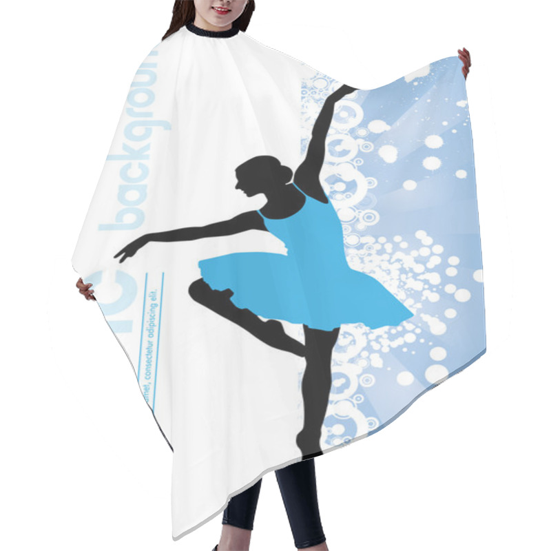 Personality  Ballet. Dancing Illustration. Vector Hair Cutting Cape