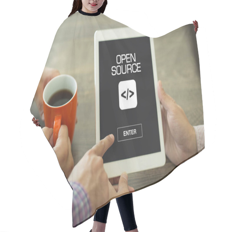 Personality  OPEN SOURCE CONCEPT Hair Cutting Cape