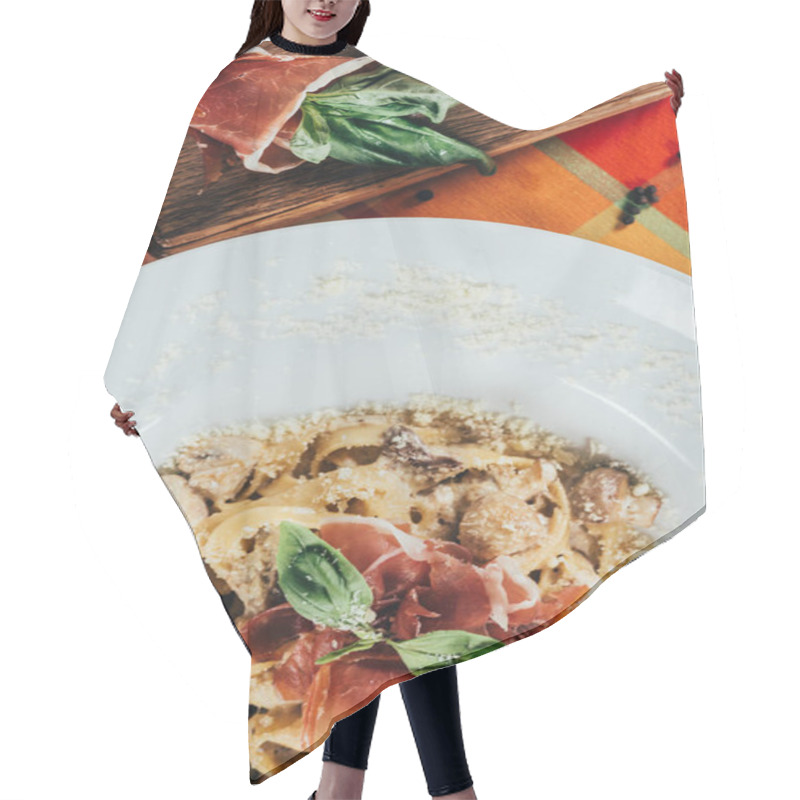 Personality  Pasta Hair Cutting Cape