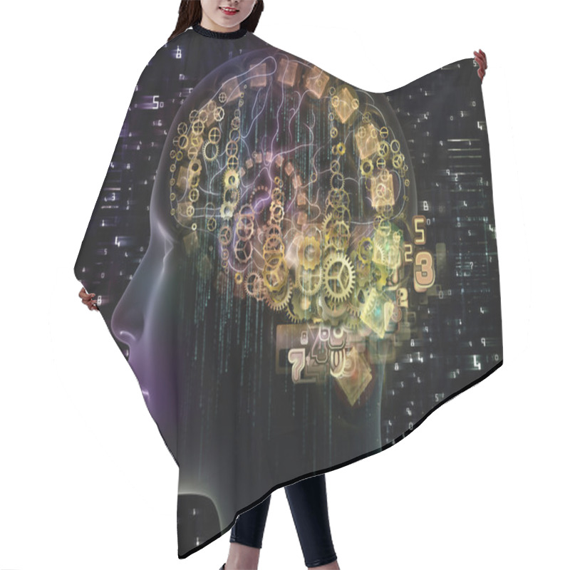 Personality  Reality Of Knowledge Hair Cutting Cape