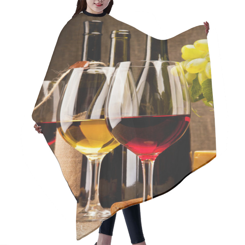 Personality  Wine Composition Hair Cutting Cape