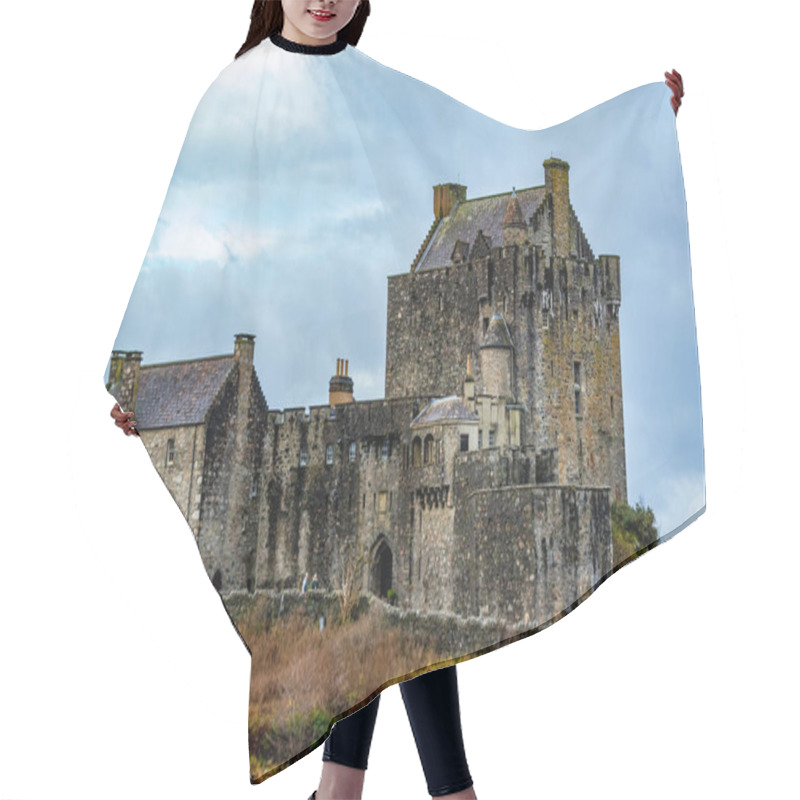 Personality  Old Medieval Castle In The City Of Scotland Hair Cutting Cape