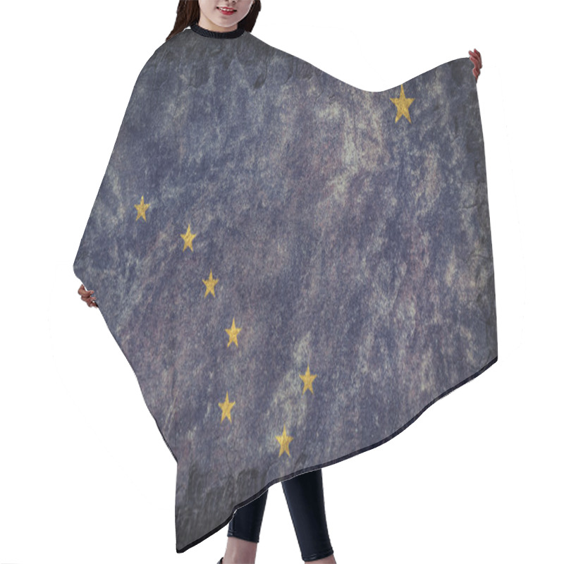 Personality  Flag Of Alaska Hair Cutting Cape