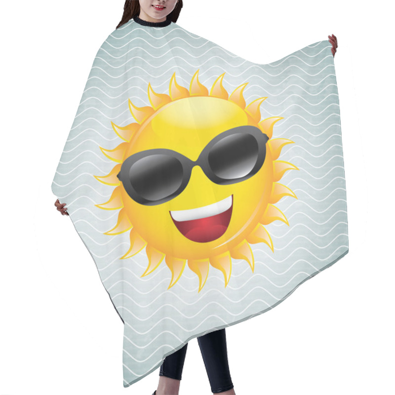 Personality  Waves And Sun Hair Cutting Cape