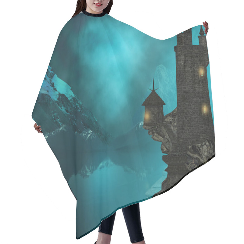 Personality  Magical Tower Hair Cutting Cape