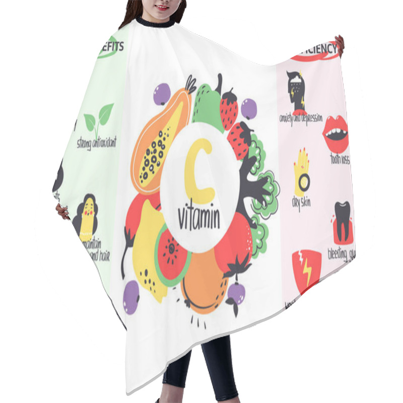 Personality  VitaminC Hair Cutting Cape