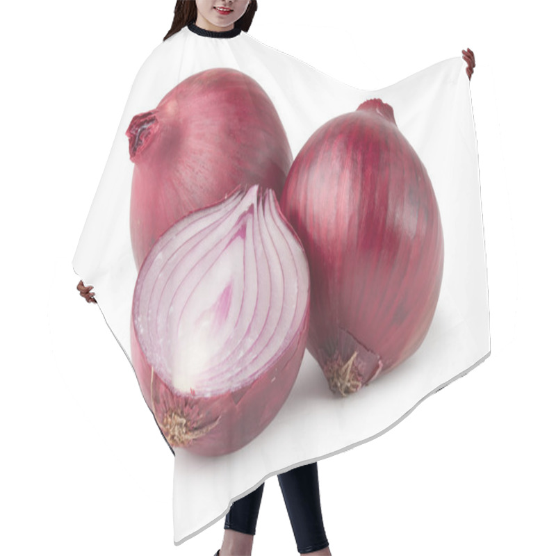 Personality  Red Onion Hair Cutting Cape