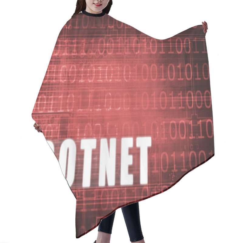 Personality  Abstract Botnet Hair Cutting Cape