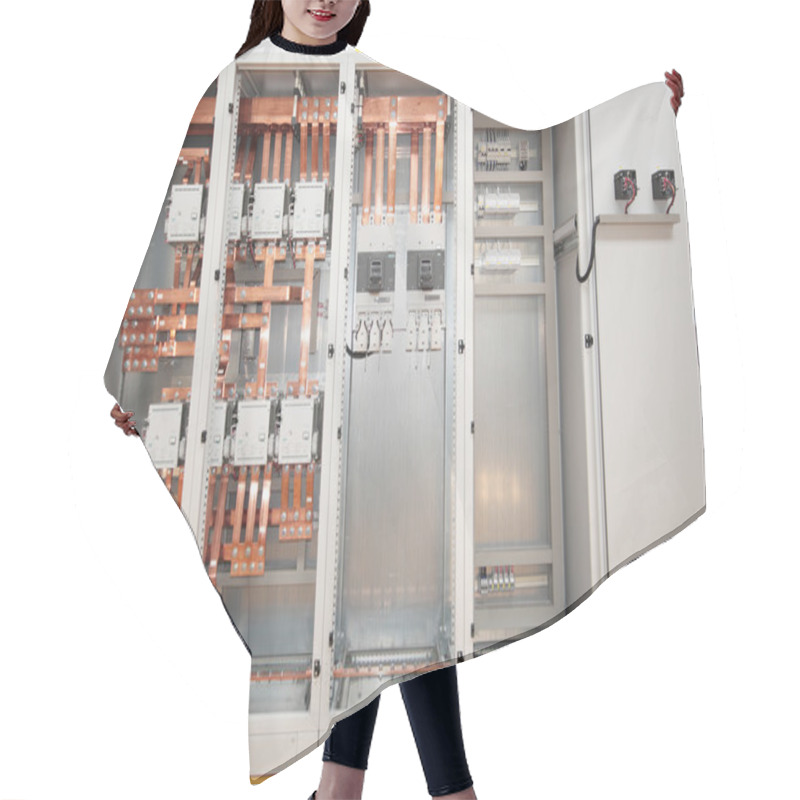 Personality  Copper Electrical Switchboard Hair Cutting Cape